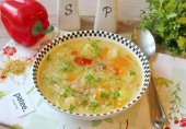 Овощной суп с булгуром
