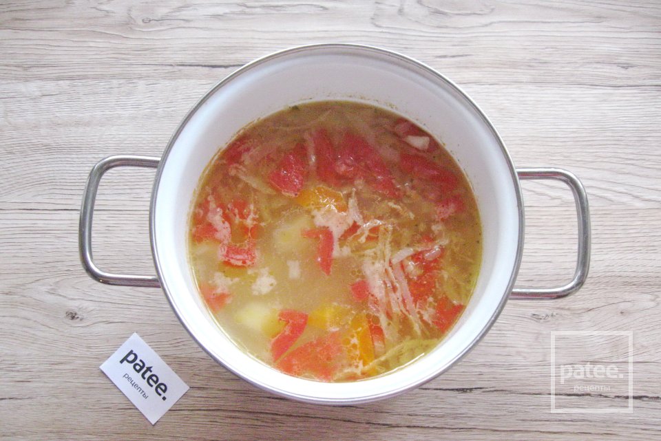 Овощной суп с булгуром - Шаг 10