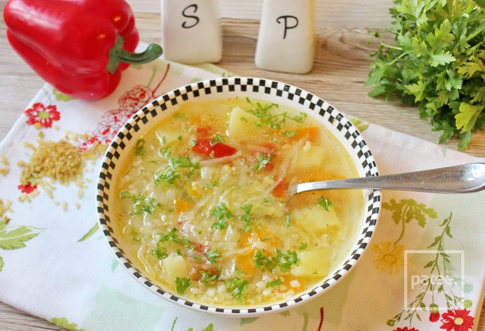 Овощной суп с булгуром - Шаг 12