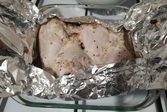 Запечённые куриные голени с французской горчицей