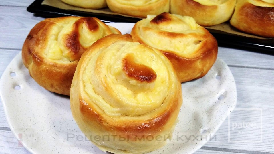 Сдобные булочки с заварным кремом - Шаг 14