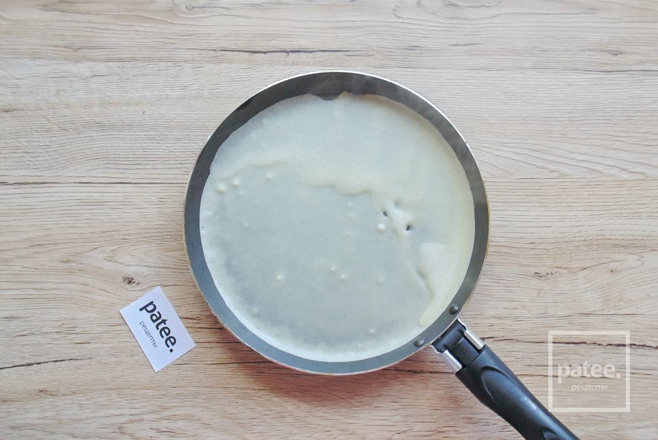 Блинчики с отварной индейкой и рисом - Шаг 9