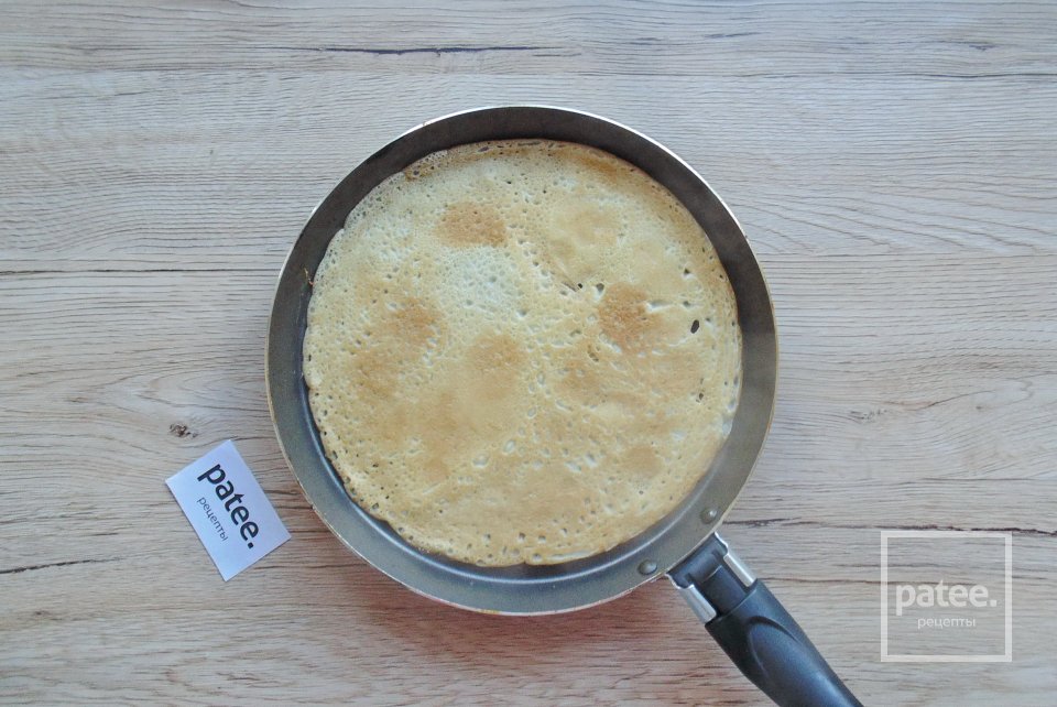 Блинчики с отварной индейкой и рисом - Шаг 10