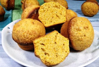 Тыквенные кексы к чаю