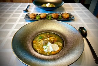 Классический Суп из белых грибов