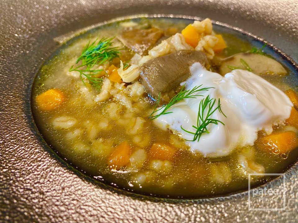 Классический Суп из белых грибов - Шаг 17