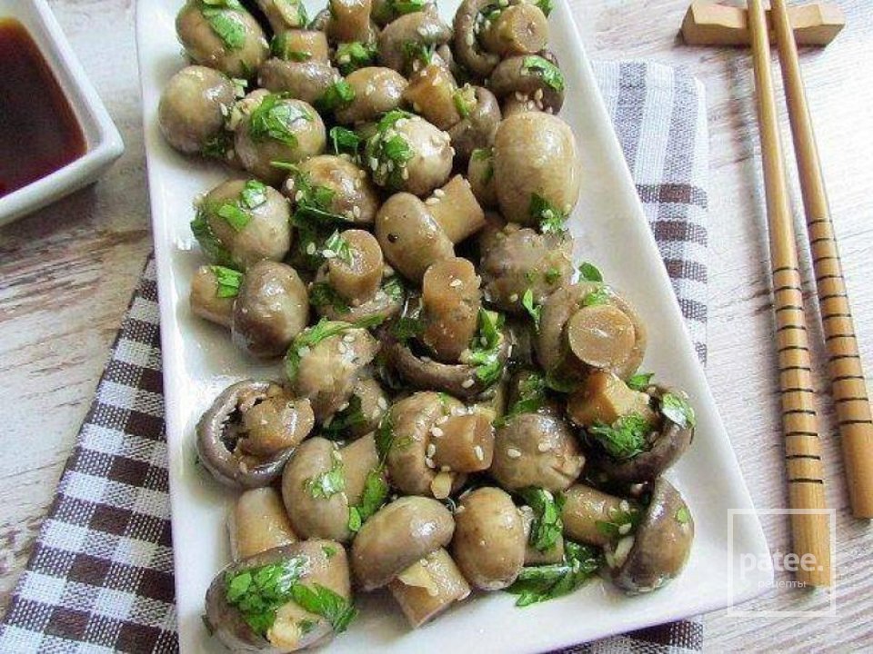 Шампиньоны по-корейски 🍄 - Шаг 1
