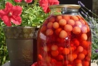 Простой рецепт компота из вишни на зиму 🍒