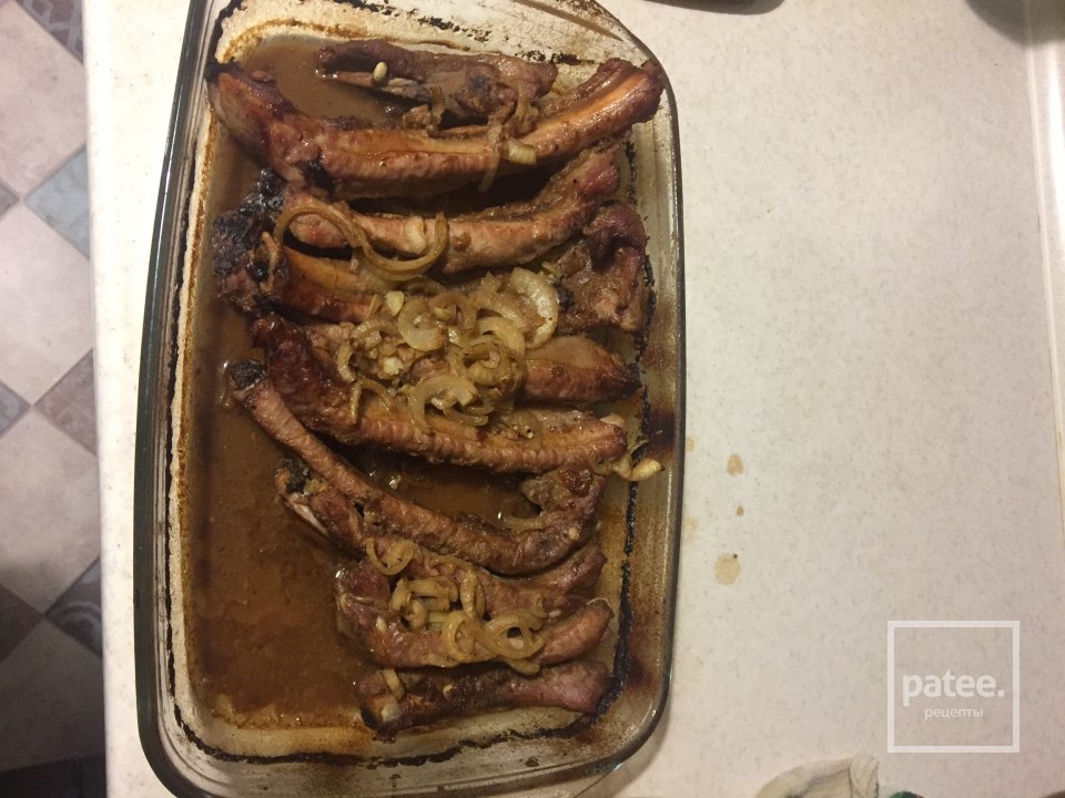 Запечённые рёбрышки в пиве. - Шаг 7