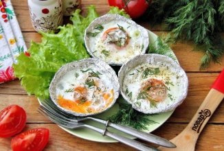 Яйца на гриле 🍳