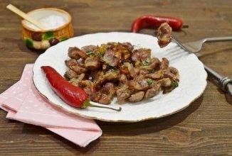 Куриные желудки по-грузински 🍗