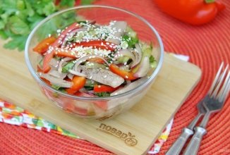 Китайский салат с языком 🥗