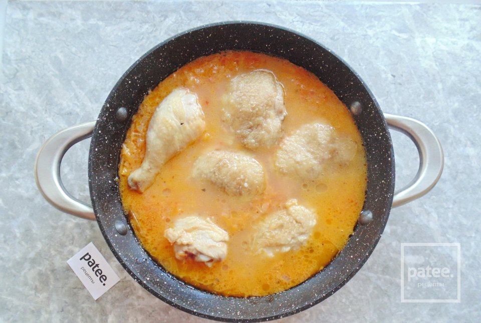 Курица в тыквенном соусе - Шаг 9