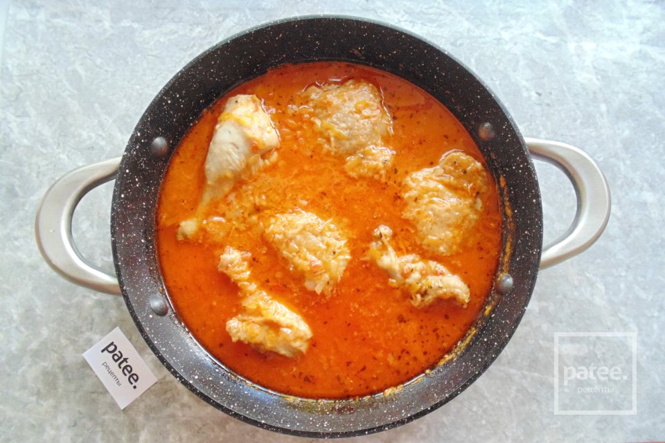 Курица в тыквенном соусе - Шаг 10