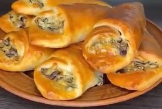 Кулёчки с грибами