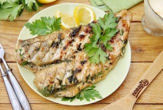 Минтай на гриле 🐠