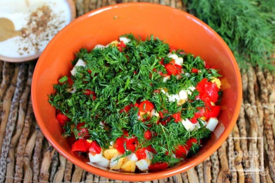 Салат «Объедение» 🥗 - Шаг 6