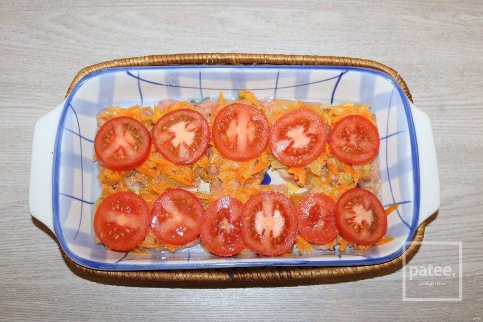 Горбуша с помидорами и сыром в духовке 🐟 - Шаг 9