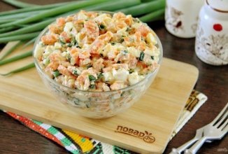 Салат из моркови с зелёным луком 🥗