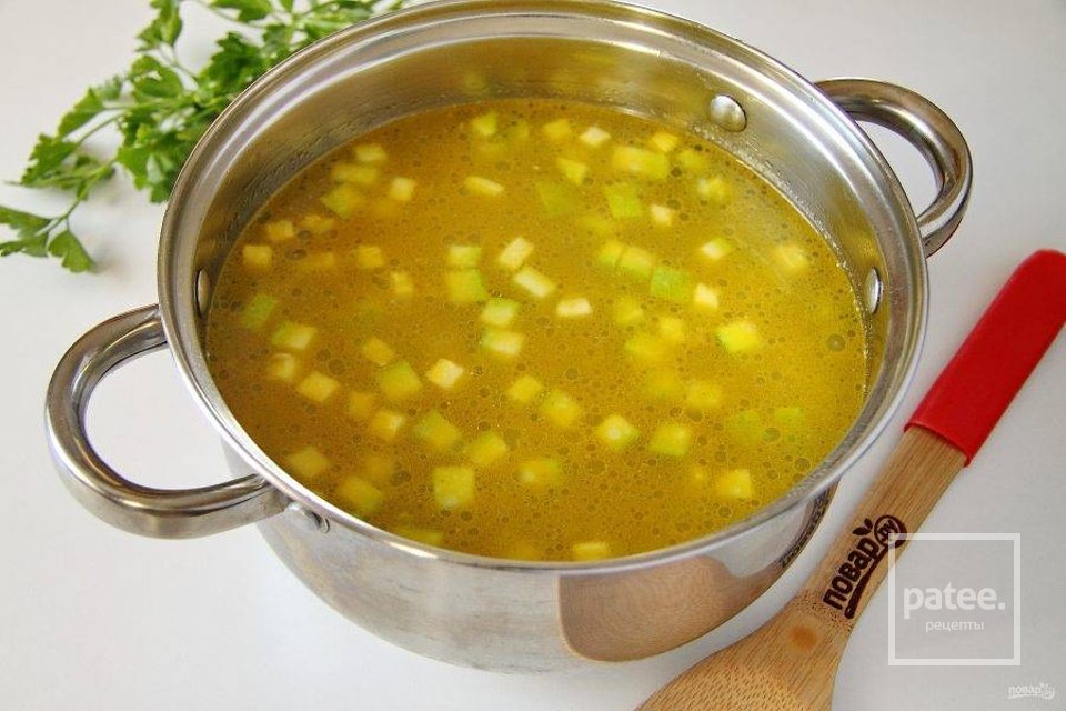 Суп с фасолью и кабачками 🍲 - Шаг 7