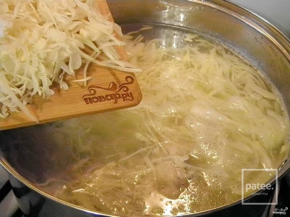 Капустный суп с курицей 🍲 - Шаг 7