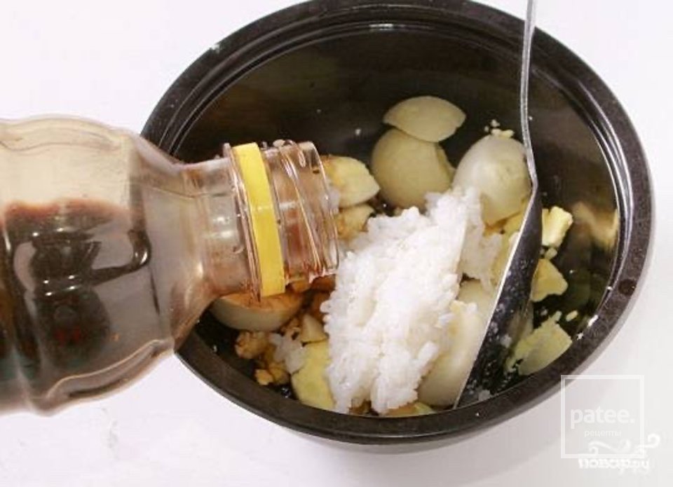 Яйца, фаршированные с рисом 🥚 - Шаг 5