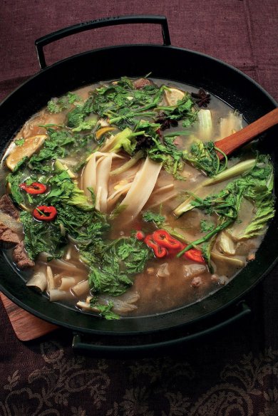 Суп с рисовой лапшой и говядиной 🍲 - Шаг 1