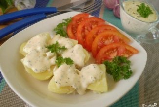 Картофель под сырным соусом 🥔