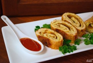 Мясной рулет с омлетом 👍🏼