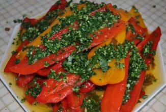 Жареные перцы на закуску