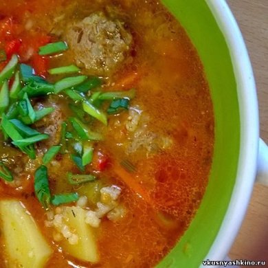 Суп с жареными фрикадельками 🍲 - Шаг 1