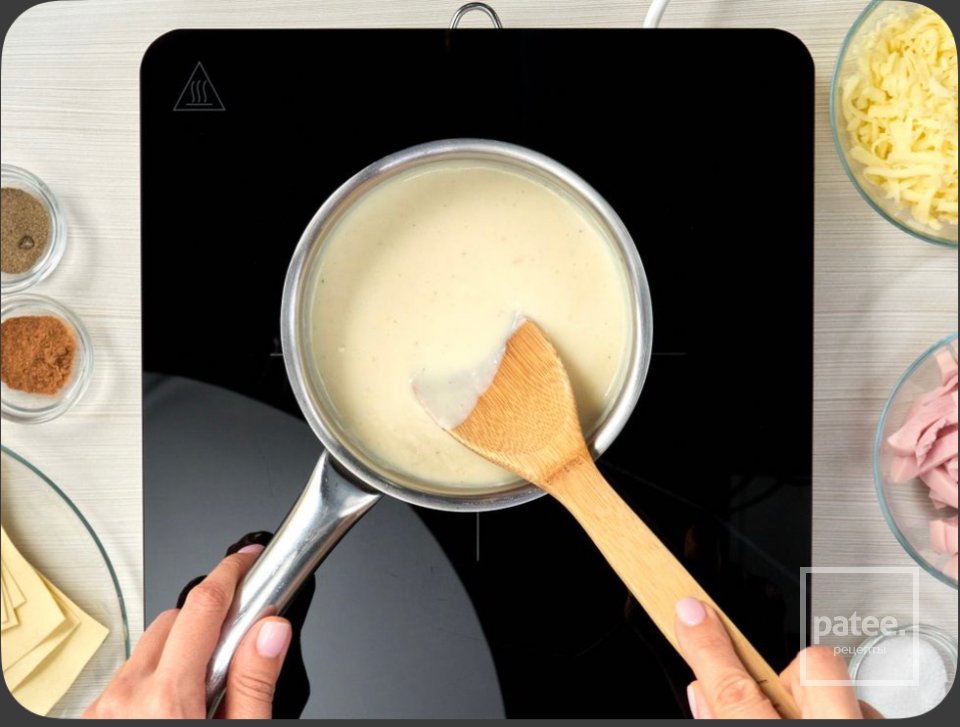 Лазанья с ветчиной🍝 - Шаг 3