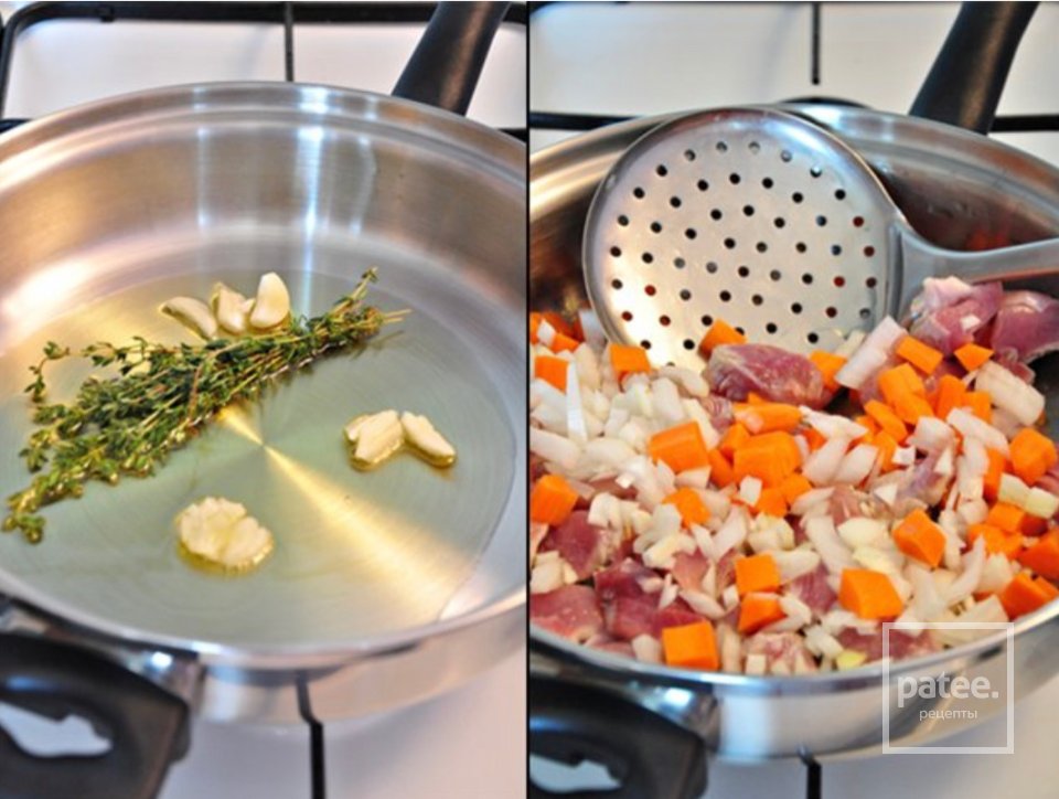 Диетический суп-гуляш, с овощами и индейкой 🍲 - Шаг 3