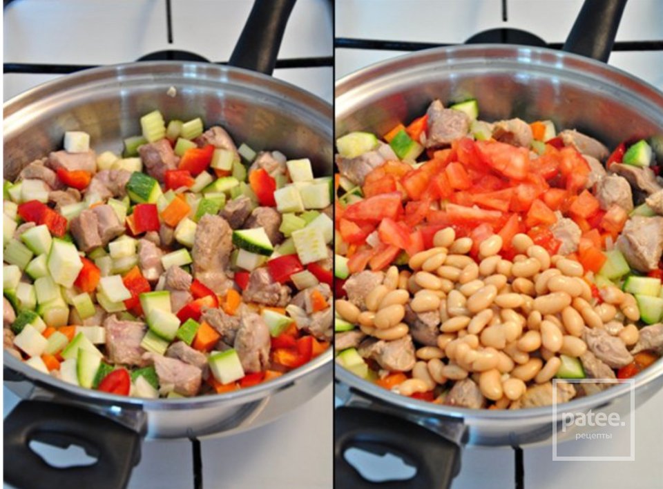 Диетический суп-гуляш, с овощами и индейкой 🍲 - Шаг 4