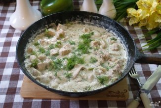 Индейка под сливочным соусом 👍🏼