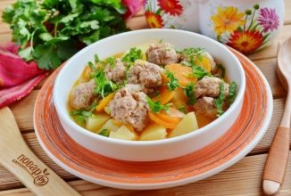 Альбондигас ( фрикадельки с овощами )🍲