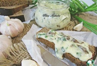 Плавленый сыр с грибами и зеленью 🧀