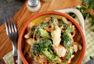 Индейка с броколли в сливочном соусе 👍🏼