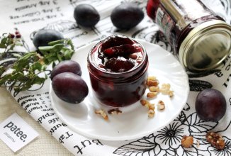 Варенье из сливы с орехами
