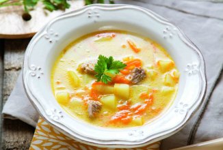 Суп с картошки и тушенки 🍲