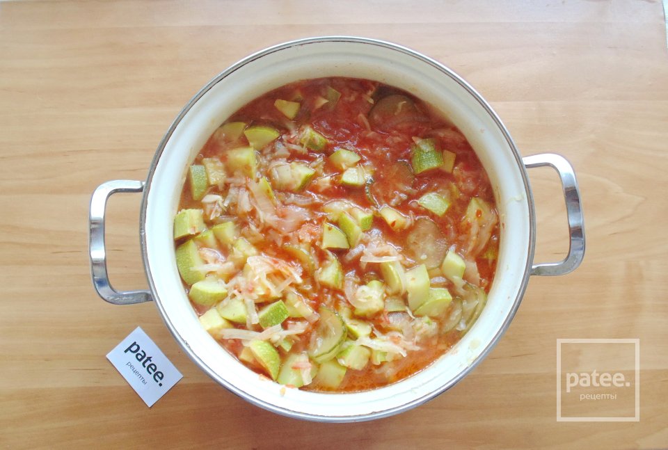 Салат с кабачками и капустой на зиму - Шаг 9