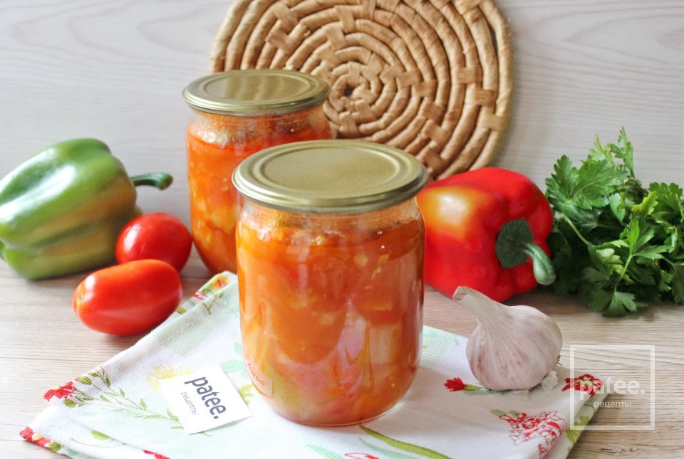 Лечо с кабачком и луком на зиму - Шаг 11