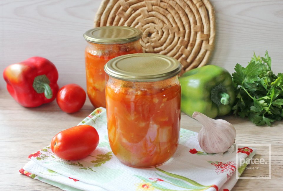 Лечо с кабачком и луком на зиму - Шаг 12