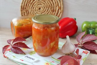 Лечо с кабачком и луком на зиму