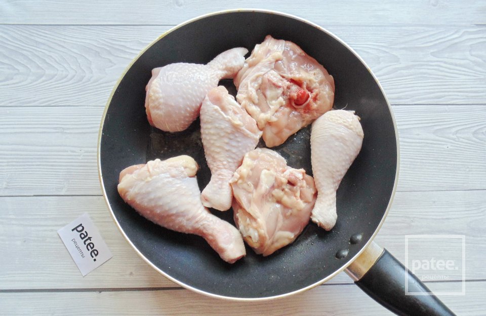 Курица с картофелем в сырном соусе - Шаг 2