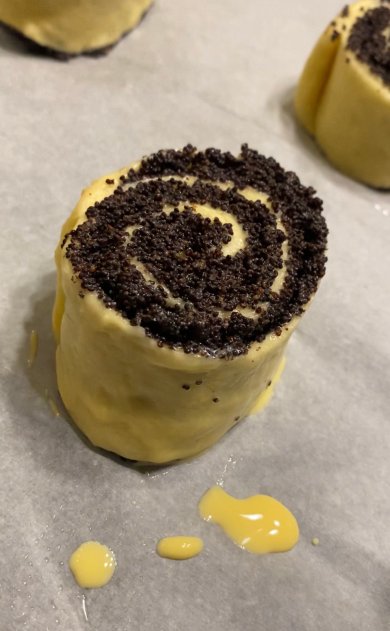 Улитки с маком в шоколадной глазури - Шаг 4