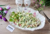 Крабовый салат с капустой