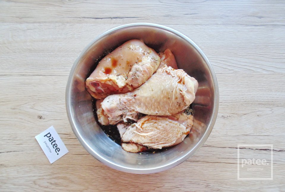 Жаркое из курицы с тыквой в рукаве - Шаг 6