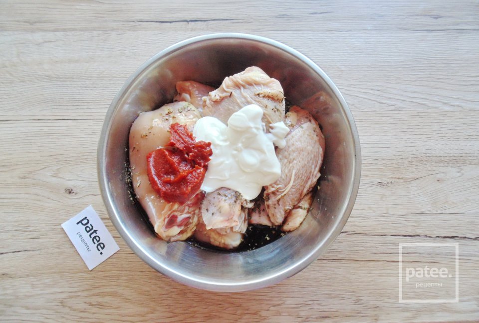 Жаркое из курицы с тыквой в рукаве - Шаг 7