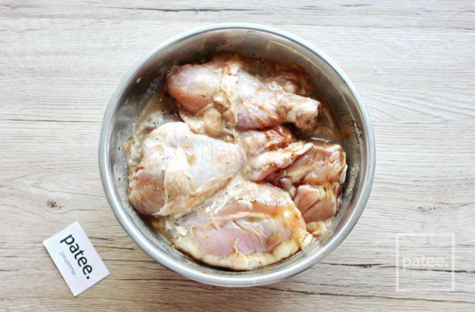 Жаркое из курицы с тыквой в рукаве - Шаг 8